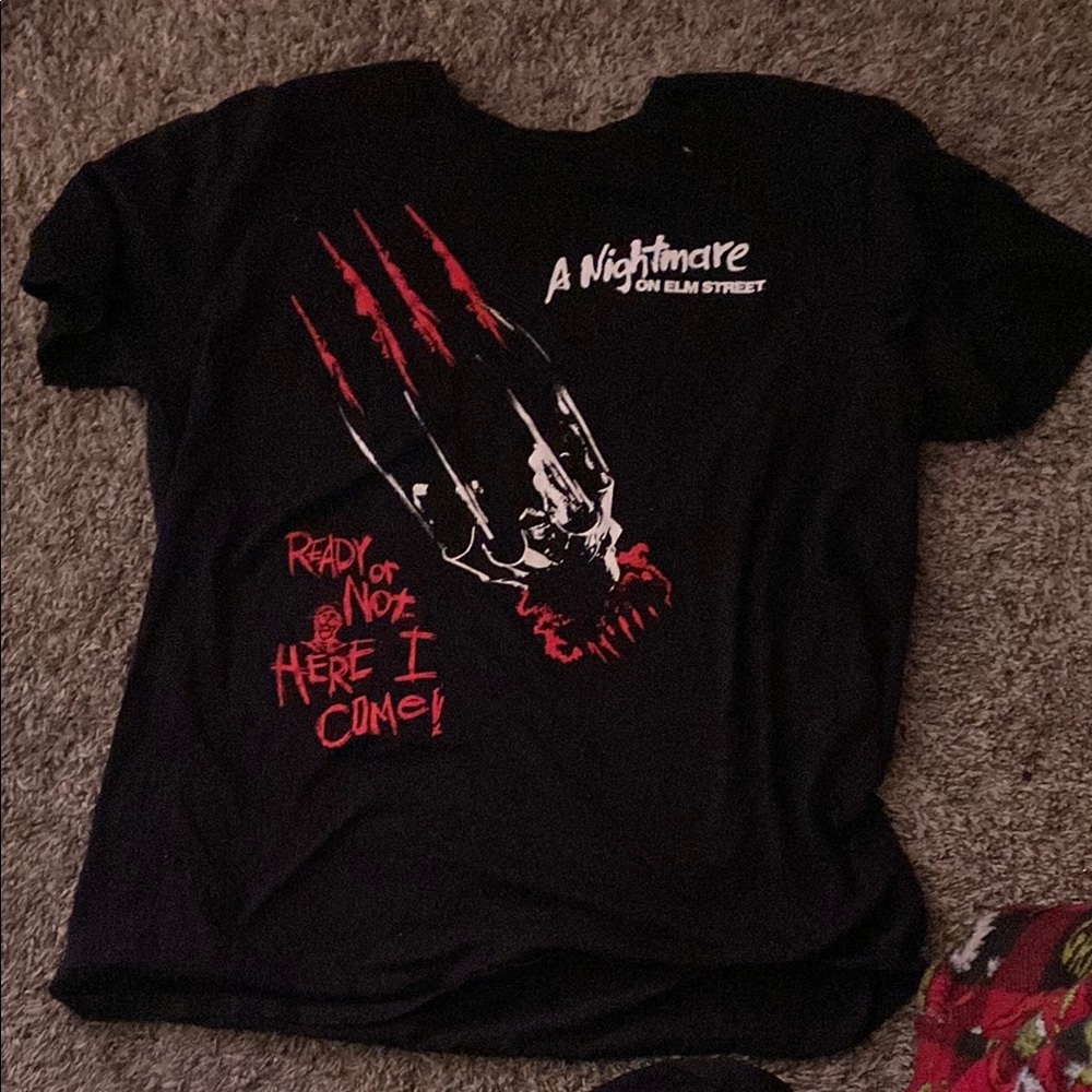 A Nightmare on Elm Street Black Graphic Tee